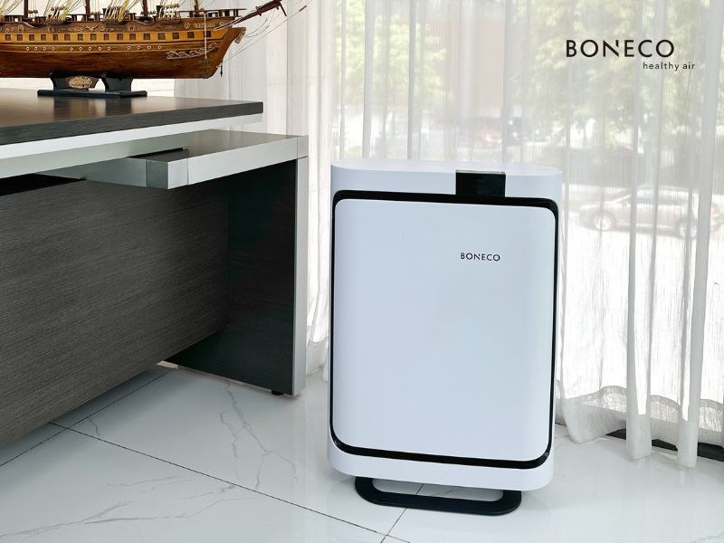 Máy lọc không khí BONECO có khử được mùi thuốc lá không?