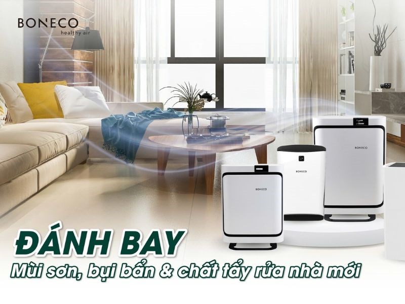 Khử sạch mùi sơn, chất tẩy rửa nhà mới AN TOÀN, HIỆU QUẢ và ĐƠN GIẢN