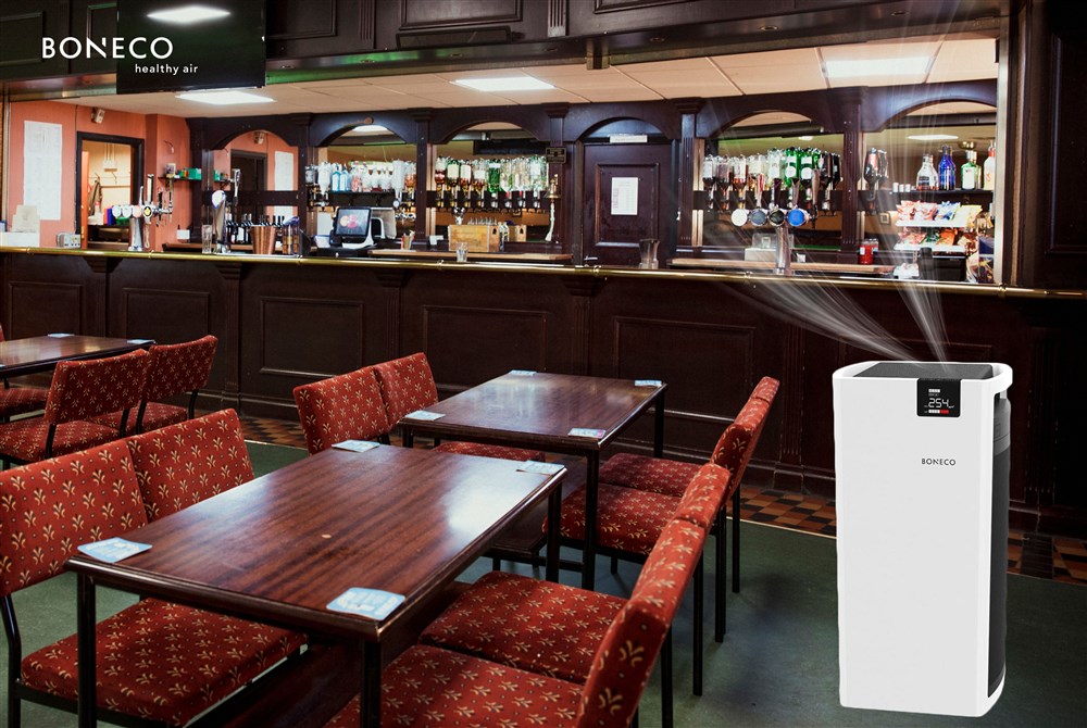 Máy lọc không khí BONECO P710 khử mùi rượu và thuốc lá hiệu quả cho bar/pub