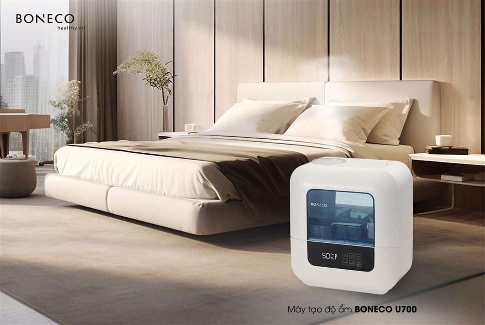 Cách vệ sinh và bảo dưỡng máy tạo ẩm BONECO U700 đúng chuẩn để tránh vi khuẩn và cặn vôi