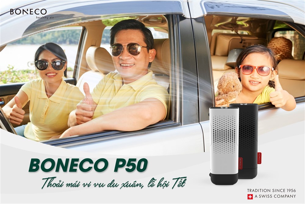 Vì sao nên trang bị máy lọc không khí ô tô BONECO P50 cho chuyến du xuân đầu năm?