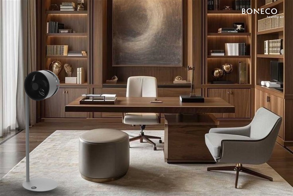 Quạt đối lưu cho phòng lãnh đạo: Giải pháp xử lý không khí tù đọng và tối ưu điều hòa hiệu quả