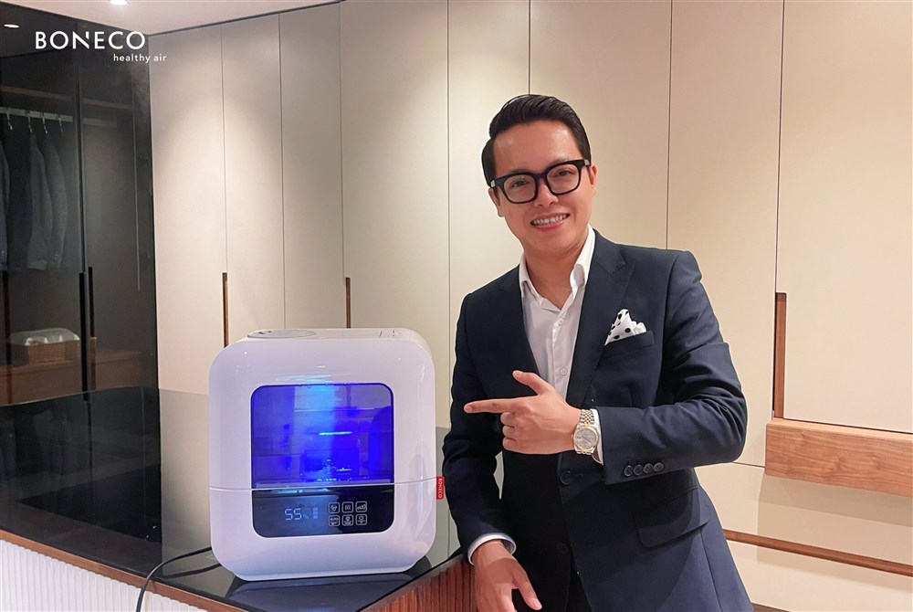 Máy tạo ẩm BONECO U700: Giải pháp giảm khô họng khi ngủ điều hòa mùa hè