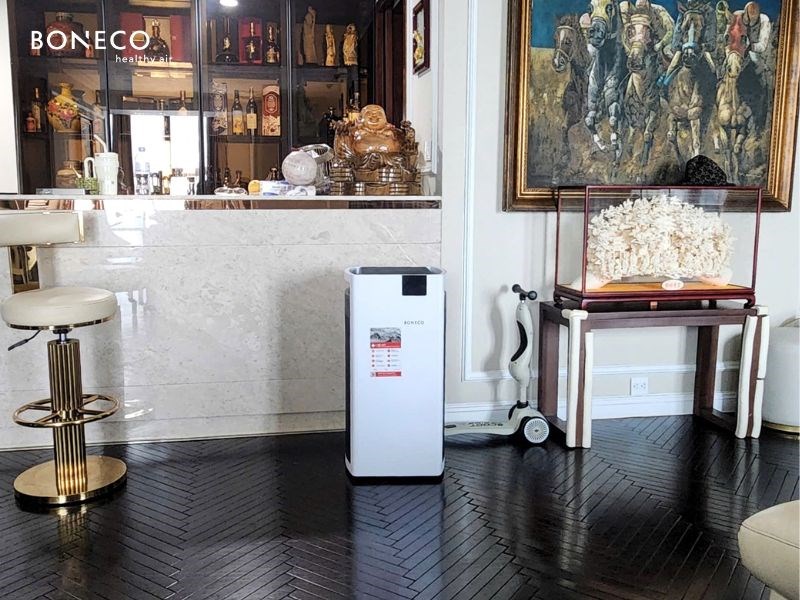 Case Study: Nâng tầm không gian sống với máy lọc không khí Thụy Sĩ BONECO P710 tại biệt thự Hà Nội