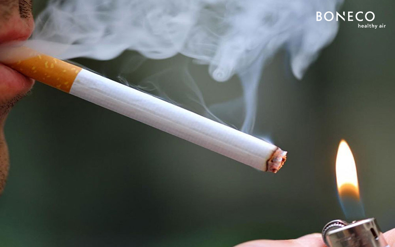 Máy lọc không khí có khử mùi thuốc lá được không?