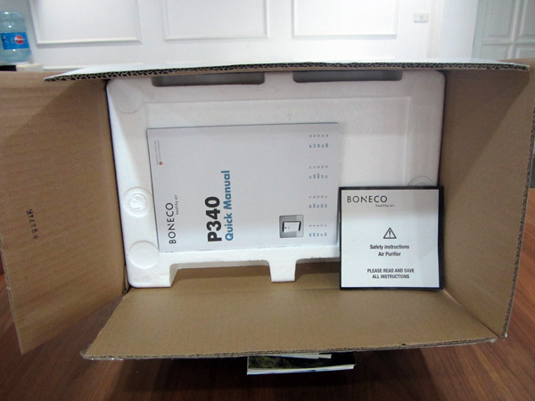 Đập hộp máy lọc không khí cao cấp BONECO P340 cho gia đình, văn phòng, cửa hàng