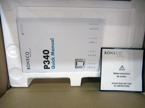 Đập hộp máy lọc không khí cao cấp BONECO P340 cho gia đình, văn phòng, cửa hàng