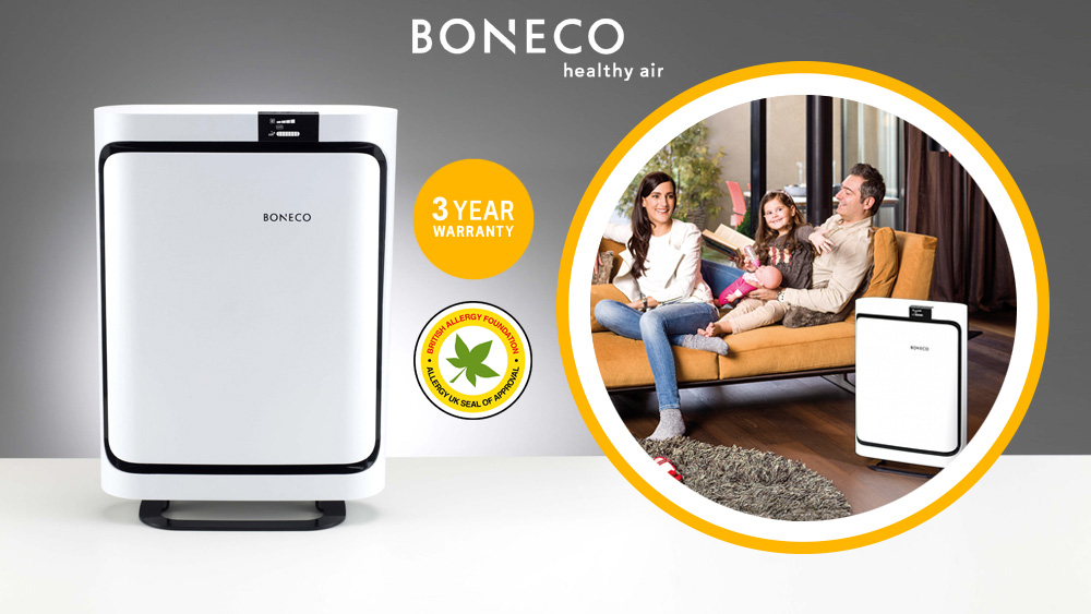 Máy lọc không khí BONECO giúp lọc sạch không khí trong nhà