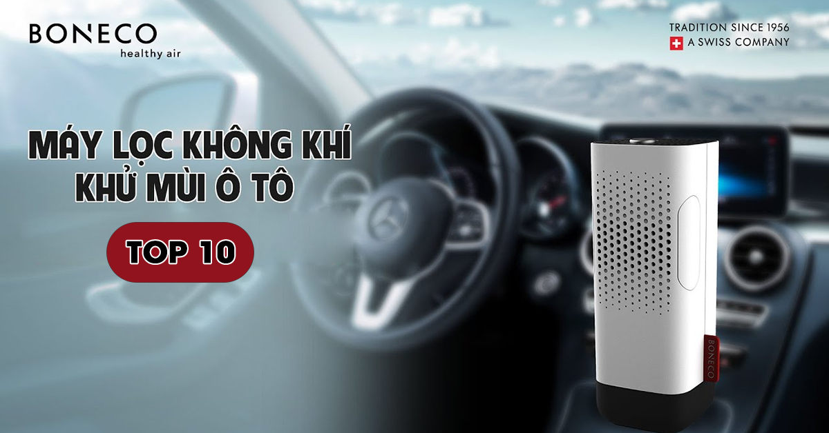 Top 10 máy lọc không khí ô tô được đánh giá tốt